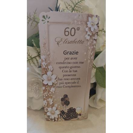 SEGNAPOSTO compleanno adulti