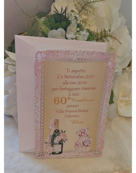 INVITO COMPLEANNO ADULTI