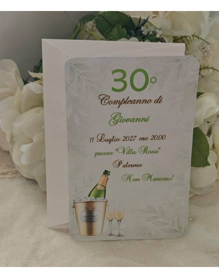 INVITO COMPLEANNO ADULTI