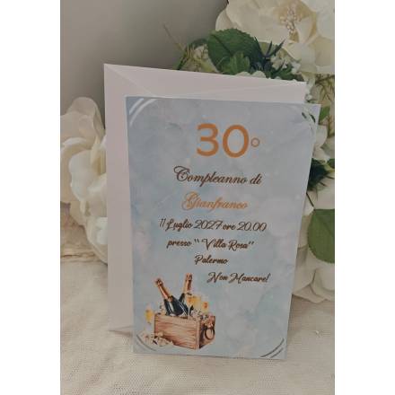 INVITO COMPLEANNO ADULTI