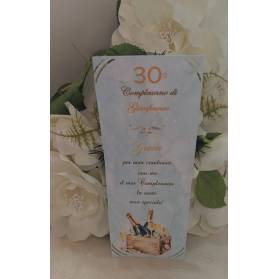SEGNAPOSTO 30 ANNI UOMO
