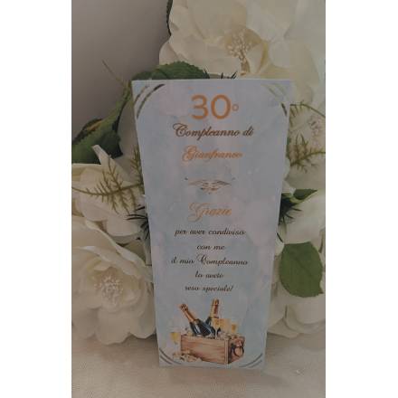 SEGNAPOSTO compleanno adulti