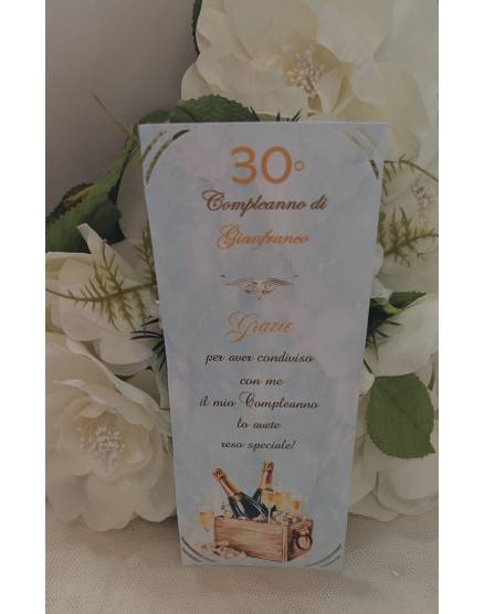 SEGNAPOSTO compleanno adulti
