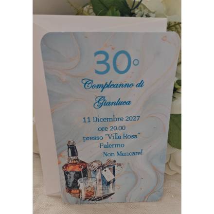 INVITO COMPLEANNO ADULTI
