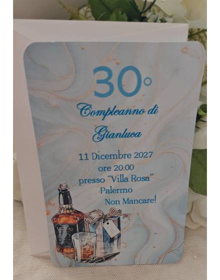 INVITO COMPLEANNO ADULTI