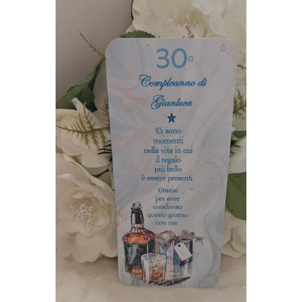 SEGNAPOSTO compleanno adulti