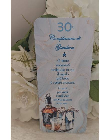 SEGNAPOSTO compleanno adulti