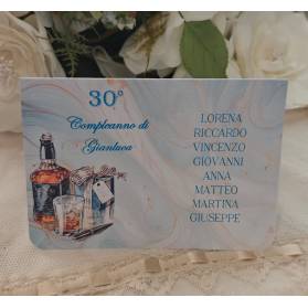 SEGNATAVOLO COMPLEANNO ADULTI CON NOMI INVITATI