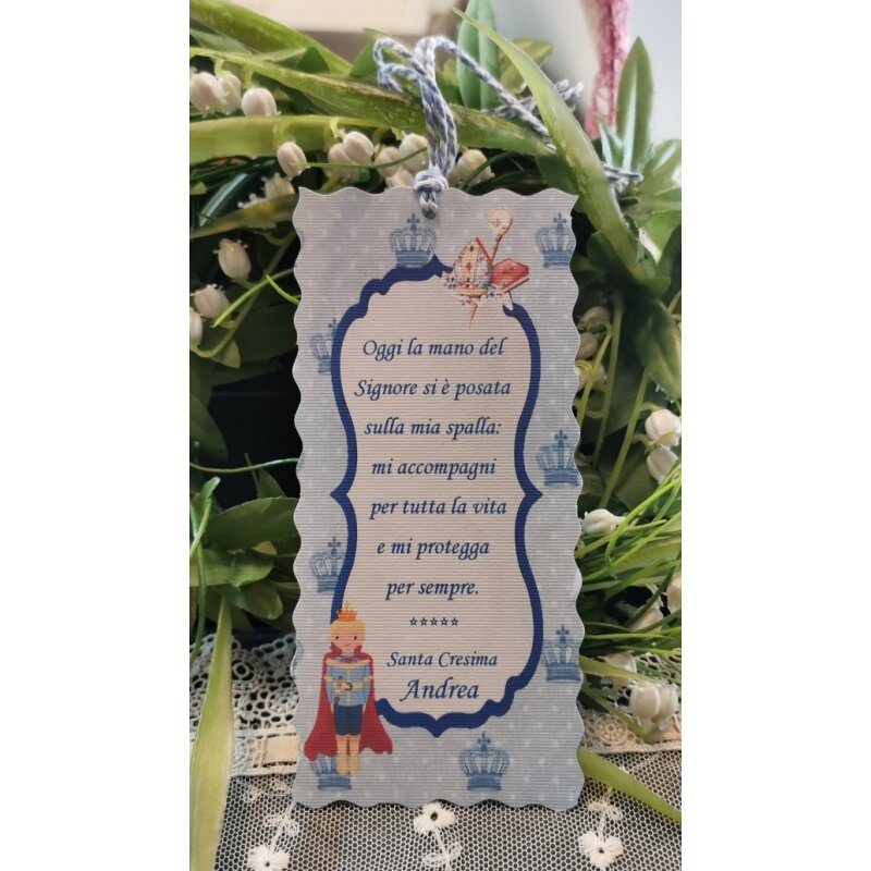 Sacchetto in raso portaconfetti personalizzabile per Comunione, Battesimo, Nascita e per ogni occasione speciale. Tema Piccolo Principe. - Italia