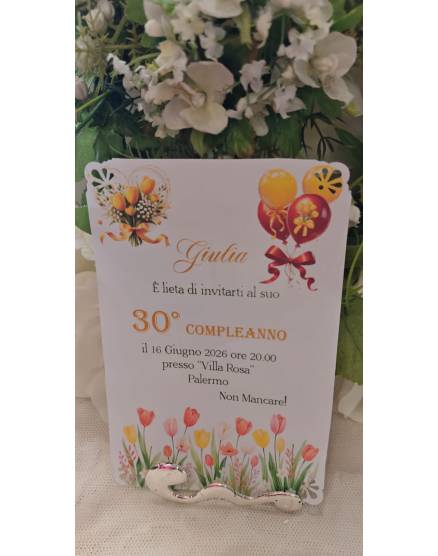 INVITO COMPLEANNO ADULTI