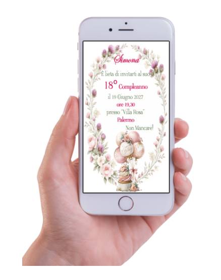INVITO DIGITALE 18 ANNI
