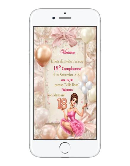 INVITO DIGITALE 18 ANNI
