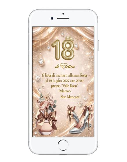 INVITO DIGITALE 18 ANNI