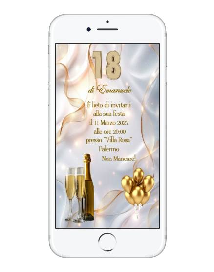 INVITO DIGITALE 18 ANNI