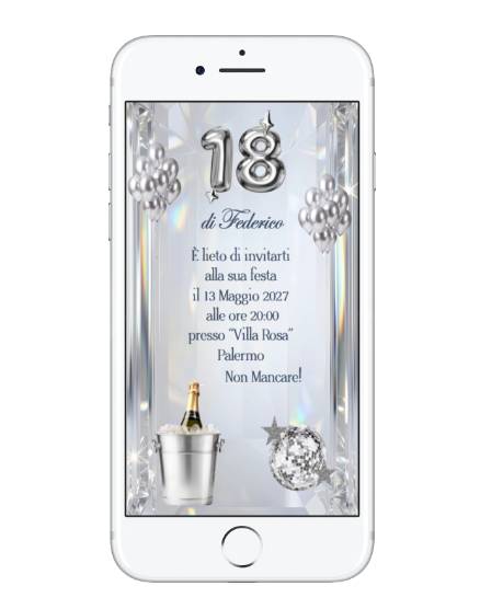 INVITO DIGITALE 18 ANNI