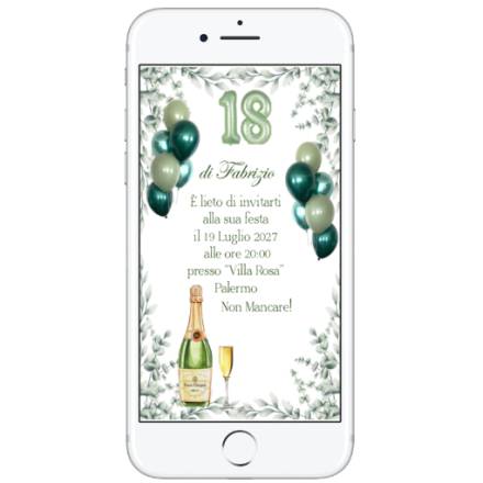 INVITO DIGITALE 18 ANNI
