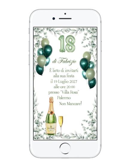 INVITO DIGITALE 18 ANNI