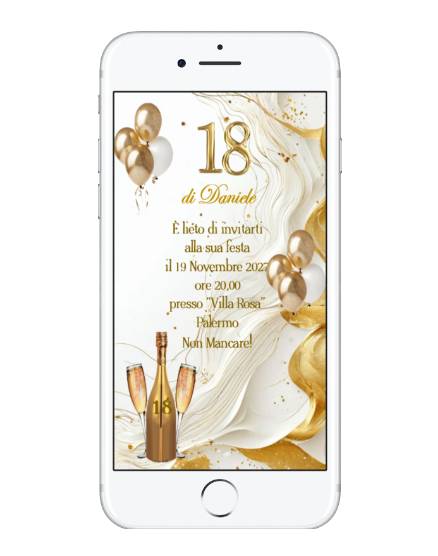 INVITO DIGITALE 18 ANNI