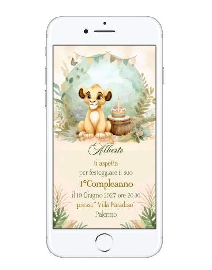 INVITO DIGITALE COMPLEANNO 