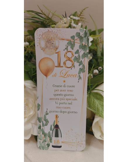 SEGNAPOSTO 18 anni