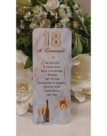 SEGNAPOSTO 18 anni