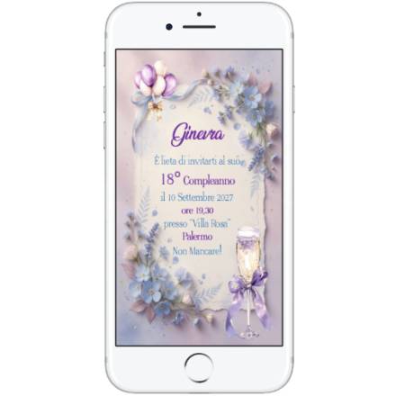 INVITO DIGITALE 18 ANNI