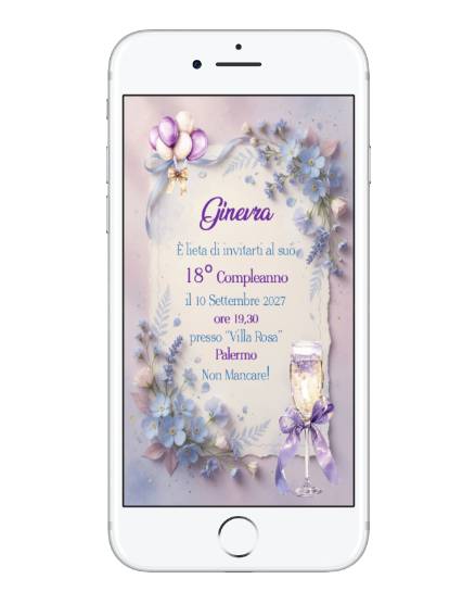 INVITO DIGITALE 18 ANNI