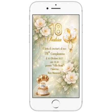 INVITO DIGITALE 18 ANNI