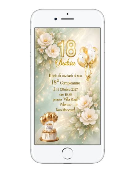 INVITO DIGITALE 18 ANNI