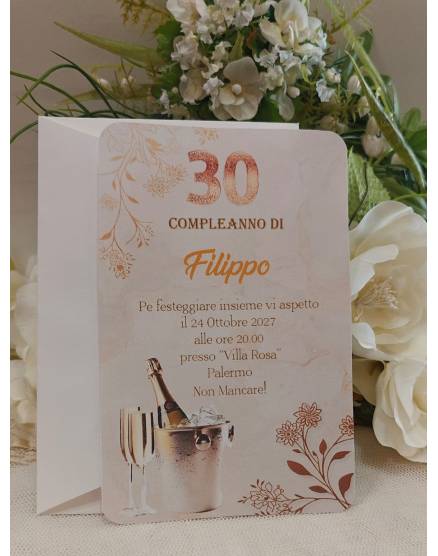 INVITO COMPLEANNO ADULTI