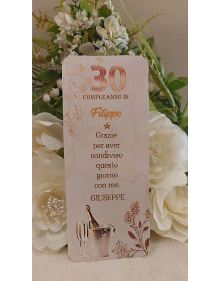 SEGNAPOSTO compleanno adulti