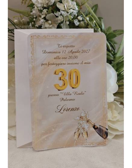 INVITO COMPLEANNO ADULTI