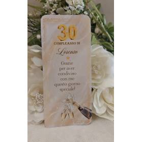 SEGNAPOSTO 30 ANNI UOMO