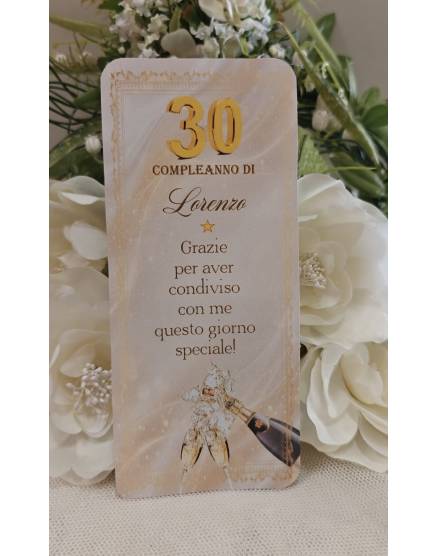 SEGNAPOSTO compleanno adulti