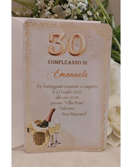 INVITO COMPLEANNO ADULTI