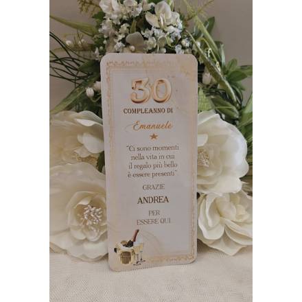 SEGNAPOSTO compleanno adulti
