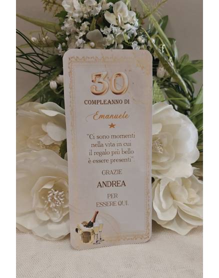 SEGNAPOSTO compleanno adulti