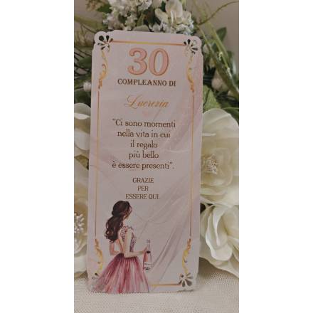 SEGNAPOSTO compleanno adulti