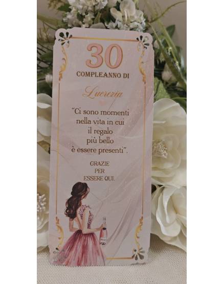SEGNAPOSTO compleanno adulti