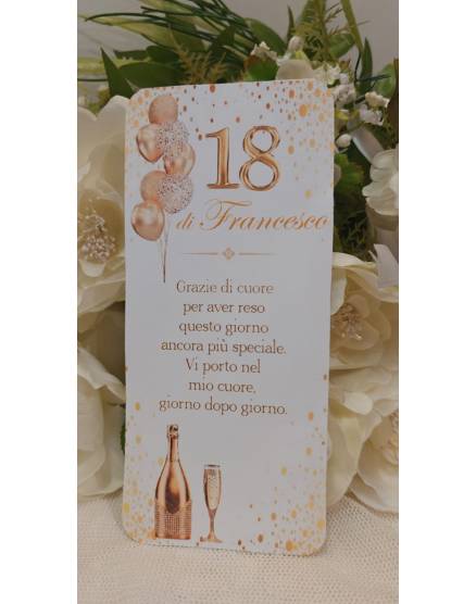 SEGNAPOSTO 18 anni