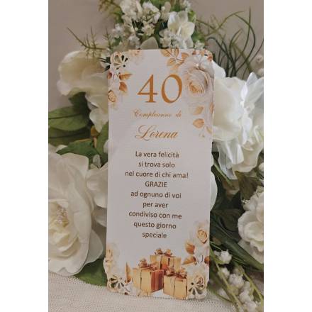 SEGNAPOSTO compleanno adulti