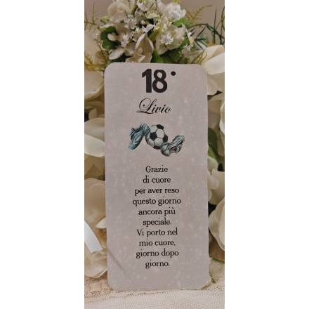 SEGNAPOSTO 18 anni