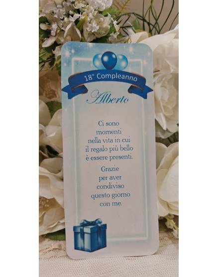 SEGNAPOSTO 18 anni