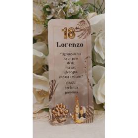 SEGNAPOSTO 18 ANNI RAGAZZO