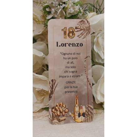 SEGNAPOSTO 18 anni