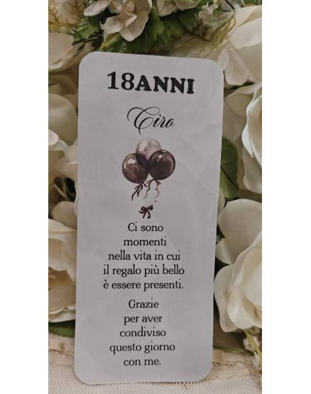 SEGNAPOSTO 18 anni