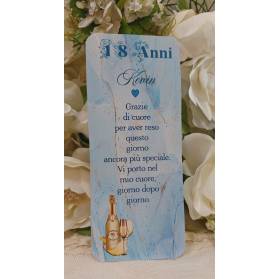 SEGNAPOSTO 18 ANNI RAGAZZO