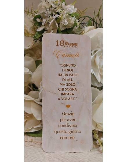 SEGNAPOSTO 18 anni