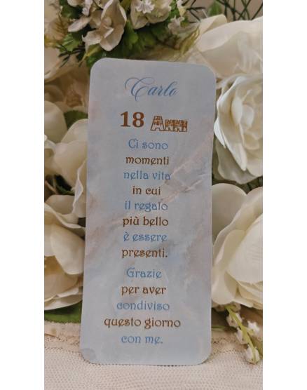 SEGNAPOSTO 18 anni