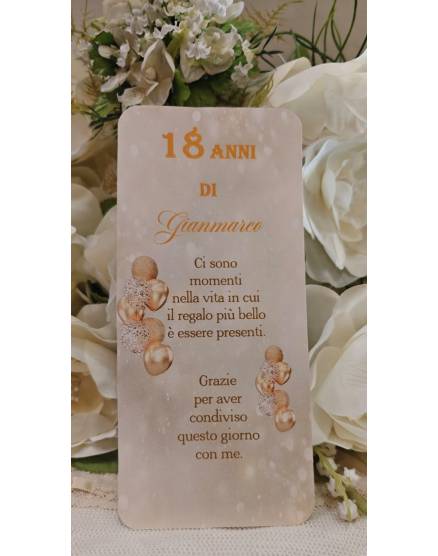 SEGNAPOSTO 18 anni